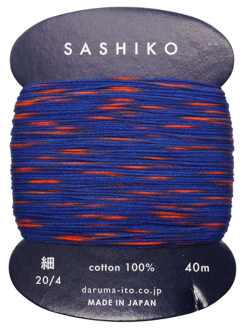 Daruma Yokota Daruma Sashiko Thread Single and Variegated Color (Sparkler  Thin 40M Card) - Image 1